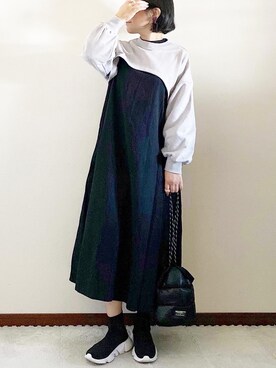 naoさん(レディース・156cm)の冬コーディネート