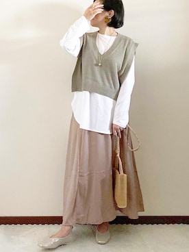 naoさん（レディース・156cm）の冬コーディネート