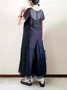 「REAL CUBE（リアルキューブ）のアイテム（アクセサリー）」を使った、naoさん（レディース・156cm）の春コーディネート