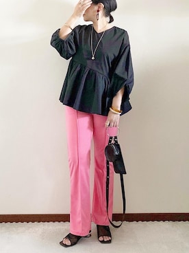 「REAL CUBE（リアルキューブ）のアイテム（アクセサリー）」を使った、naoさん（レディース・156cm）の夏コーディネート