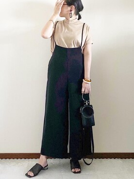 「REAL CUBE（リアルキューブ）のアイテム（アクセサリー）」を使った、naoさん（レディース・156cm）の夏コーディネート