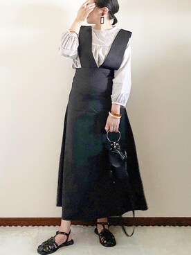 「REAL CUBE（リアルキューブ）のアイテム（アクセサリー）」を使った、naoさん（レディース・156cm）の夏コーディネート