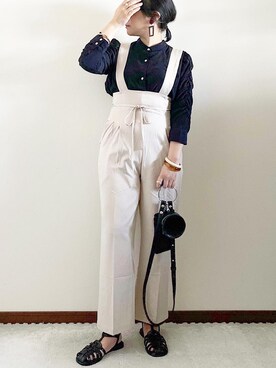 「REAL CUBE（リアルキューブ）のアイテム（アクセサリー）」を使った、naoさん（レディース・156cm）の夏コーディネート