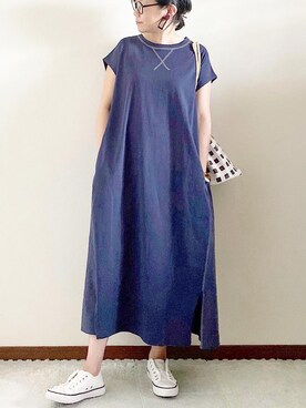 「REAL CUBE（リアルキューブ）のアイテム（アクセサリー）」を使った、naoさん（レディース・156cm）の夏コーディネート