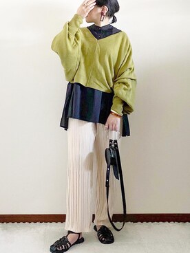 「REAL CUBE（リアルキューブ）のアイテム（アクセサリー）」を使った、naoさん（レディース・156cm）の夏コーディネート