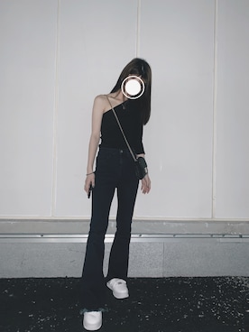 「ANAP（アナップ）のアイテム」を使った、saiさん（レディース・156cm）の春コーディネート