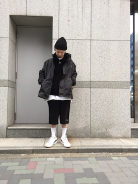 「alexanderwang（アレキサンダーワン）のアイテム（パンツ）」を使った、shintaro itoさん（メンズ・173cm）の春コーディネート