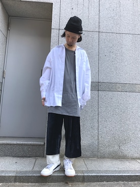 「Gosha Rubchinskiy（ゴーシャラブチンスキー）のアイテム」を使った、shintaro itoさん（メンズ・173cm）の春コーディネート