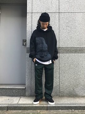 「alexanderwang（アレキサンダーワン）のアイテム（パンツ）」を使った、shintaro itoさん（メンズ・173cm）の秋コーディネート