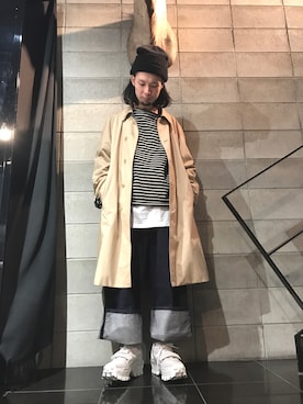 「Gosha Rubchinskiy（ゴーシャラブチンスキー）のアイテム」を使った、shintaro itoさん（メンズ・173cm）の冬コーディネート