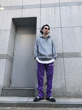 「RIPNDIP（リップンディップ）のアイテム」を使った、shintaro itoさん（メンズ・173cm）の春コーディネート