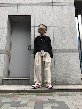 「R.M GANG（アールエムギャングレベルモダニストギャング）のアイテム」を使った、shintaro itoさん（メンズ・173cm）の春コーディネート