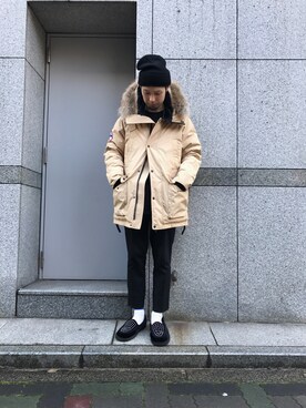 「L.H.P（エルエイチピー）のアイテム（ジャケット/アウター）」を使った、shintaro itoさん（メンズ・173cm）の冬コーディネート