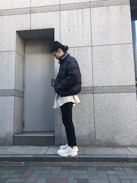 「thisisneverthat（ディスイズネバーザット）のアイテム（ジャケット/アウター）」を使った、shintaro itoさん（メンズ・173cm）の冬コーディネート