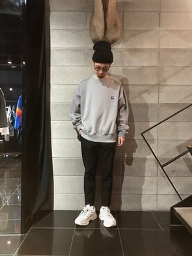 「L.H.P（エルエイチピー）のアイテム（シューズ）」を使った、shintaro itoさん（メンズ・173cm）の冬コーディネート