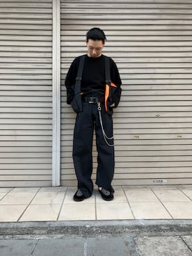 「Y/Project（ワイプロジェクト）のアイテム」を使った、shintaro itoさん（メンズ・173cm）の冬コーディネート