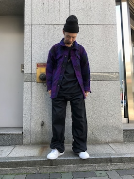 「Danke schon」｜「アイテム（その他アウター）」を使った、shintaro itoさん（メンズ・173cm）の秋コーディネート