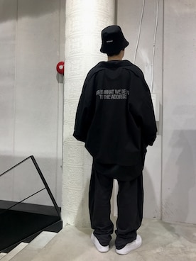 「L.H.P（エルエイチピー）のアイテム（帽子）」を使った、shintaro itoさん（メンズ・173cm）の秋コーディネート