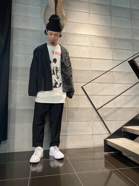「DANKE SCHON（ダンケシェーン）のアイテム（テーラードジャケット）」を使った、shintaro itoさん（メンズ・173cm）の春コーディネート