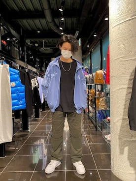 「WHITELAND BLACKBURN」｜「アイテム（ブルゾン）」を使った、shintaro itoさん（メンズ・173cm）の夏コーディネート