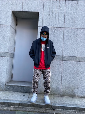 「NIKE（ナイキ）のアイテム（ブルゾン）」を使った、shintaro itoさん（メンズ・173cm）の夏コーディネート