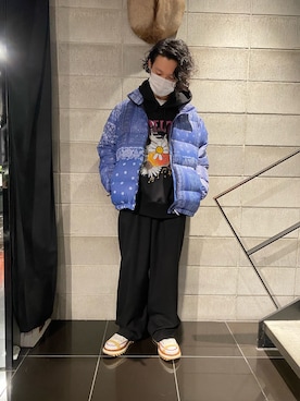 「thisisneverthat（ディスイズネバーザット）のアイテム（ジャケット/アウター）」を使った、shintaro itoさん（メンズ・173cm）の冬コーディネート