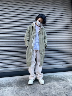 「08sircus（ゼロエイトサーカス）のアイテム（ジャケット/アウター）」を使った、shintaro itoさん（メンズ・173cm）の冬コーディネート