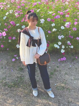 「SM2（エスエムツー）のアイテム（その他アウター）」を使った、さえさん（レディース・149cm）の秋コーディネート