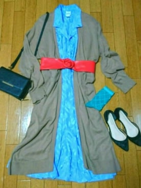 「#古着」｜michiさん（レディース・146cm）の春コーディネート