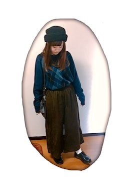「DOCKERS（ドッカーズ）のアイテム」を使った、ゆき・ちさん（レディース・156cm）の秋コーディネート