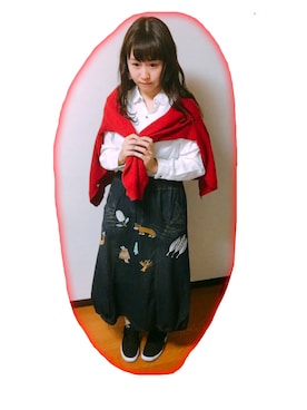 「nike sb 」｜「アイテム（シャツワンピース）」を使った、ゆき・ちさん（レディース・156cm）の秋コーディネート