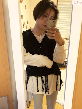 「CONVERSE TOKYO（コンバーストウキョウ）のアイテム（アクセサリー）」を使った、natsuさん（レディース・160cm）の春コーディネート