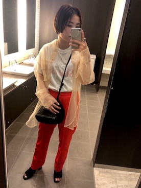 「AKTE」｜「アイテム（アクセサリー）」を使った、natsuさん（レディース・160cm）の春コーディネート