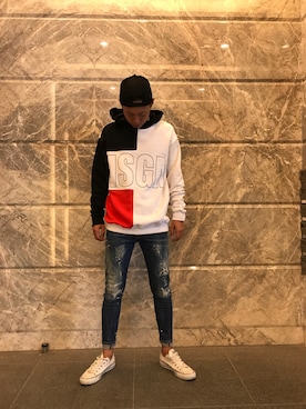 「MSGM（エムエスジーエム）のアイテム（ジャケット/アウター）」を使った、ショーさん（メンズ・178cm）の夏コーディネート