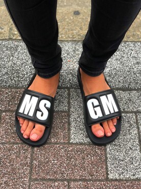 「MSGM（エムエスジーエム）のアイテム（シューズ）」を使った、ショーさん（メンズ・178cm）の夏コーディネート