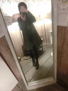 「WINNER」｜Abby さん（レディース・154cm）の冬コーディネート