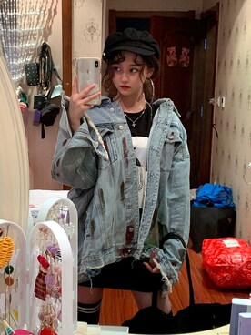 「ONLY（オンリー）のアイテム（トップス）」を使った、tangjumさん（レディース・163cm）の冬コーディネート