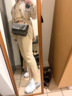 「KOBE LETTUCE（コウベレタス）のアイテム（その他アウター）」を使った、いしのさん（レディース・160cm）の春コーディネート