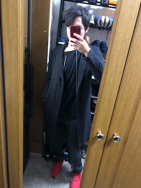 「HARE（ハレ）のアイテム（MA-1）」を使った、そんちゅーさん（メンズ・166cm）の冬コーディネート