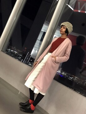 おーな☆さん（レディース・176cm）の冬コーディネート