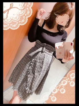 「CECIL McBEE（セシルマクビー）のアイテム（ワンピース/ドレス）」を使った、yomi  ୨୧⑅*.さん（レディース・163cm）の秋コーディネート
