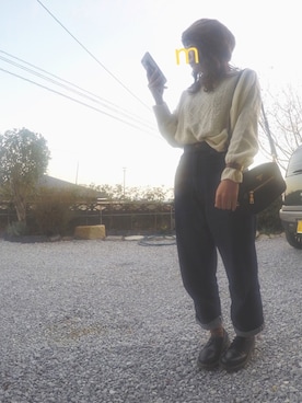 「ロシア帽」｜まみむめもさん（レディース・151cm）の秋コーディネート