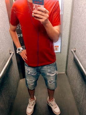 「AJ3」｜keiさん（メンズ・180cm）の夏コーディネート