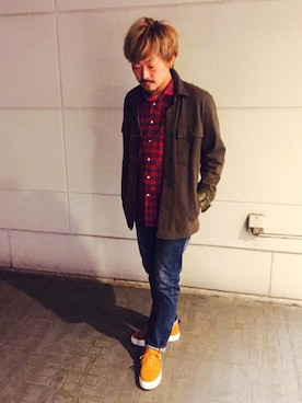 KUMAさん(メンズ・170cm)の春コーディネート