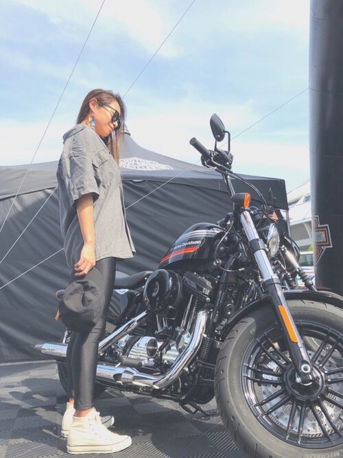 Kaynami Harley Davidsonのシャツ ブラウスを使ったコーディネート Wear