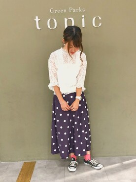 おさかなちゃんさん（レディース・156cm）の春コーディネート
