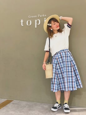 「summer」｜おさかなちゃんさん（レディース・156cm）の夏コーディネート