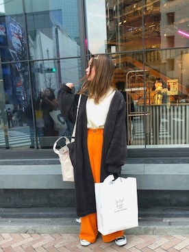 おさかなちゃんさん（レディース・156cm）の冬コーディネート