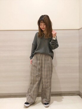 おさかなちゃんさん（レディース・156cm）の冬コーディネート