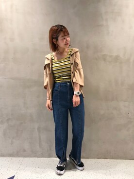 「summer」｜おさかなちゃんさん（レディース・156cm）の夏コーディネート